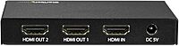 StarTech.com 2 Port HDMI Splitter - 4K 60Hz - 1x2 Way HDMI 2.0 Splitter - HDR - ST122HD202 - Displays the same image with sound on 2 screens