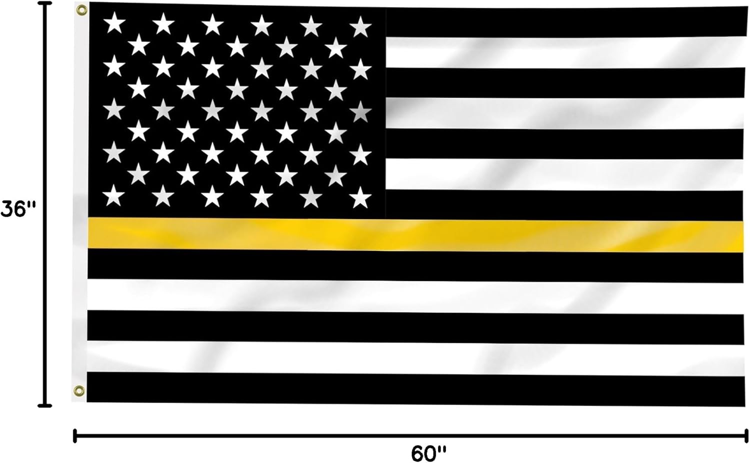 POINTVIEW FLAGS Thin Line Flag with Grommets