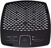 Fireboy-Xintex CO Alarm 12/24V DC w/Interconnect - Black