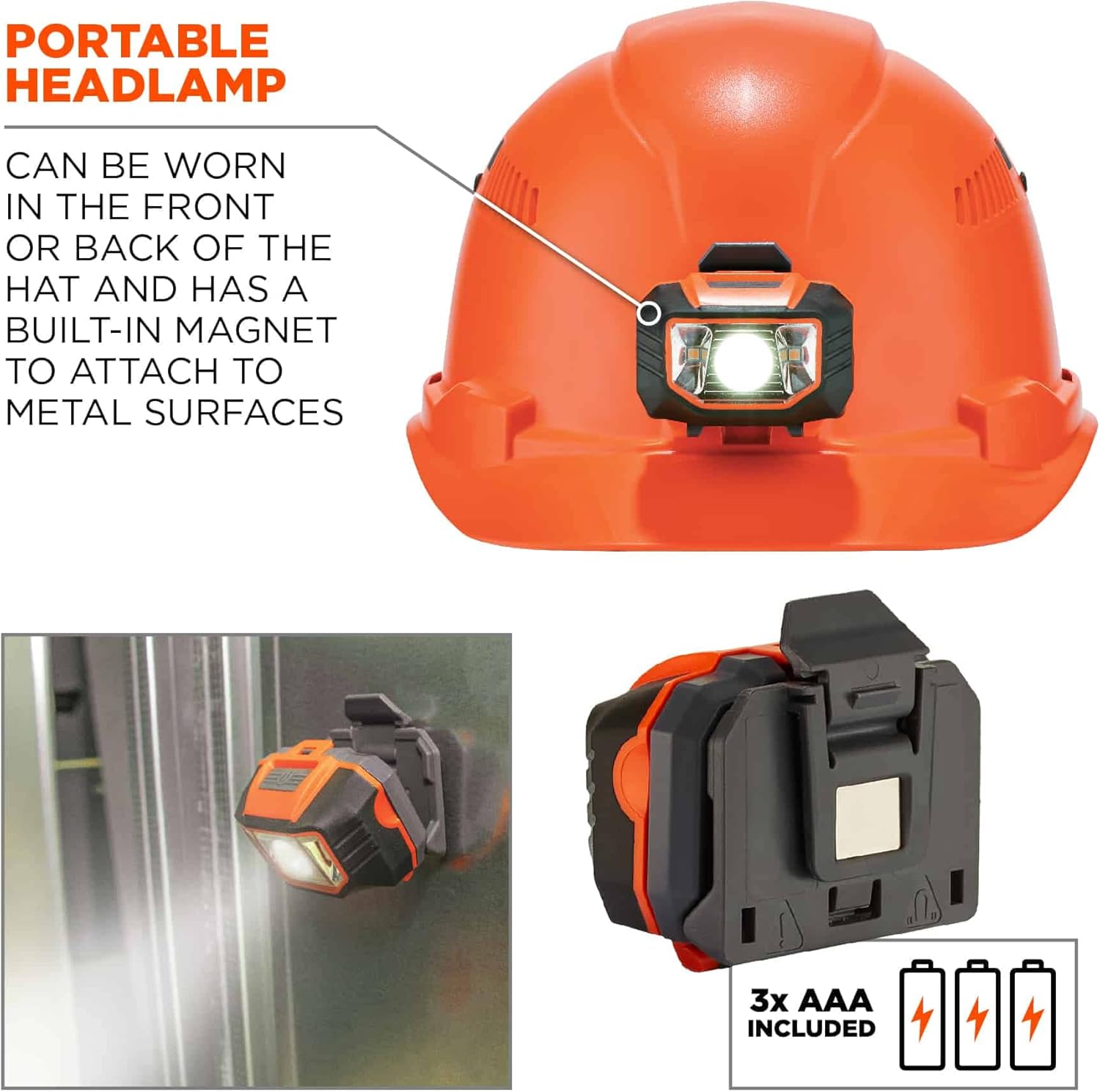 ERGODYNE Skullerz Vented Cap-Style Hard Hat, Ratchet Suspension, Class C