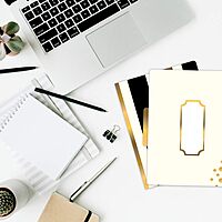 BARKER CREEK Designer File Folders Set of 12, Gold, Multi-Design Set with Gold on Outside, Cream on Inside, Letter-Size 1/3 Cut Tabs, Pack of 12 (1337) 12pt Cardstock