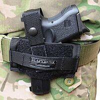BLACKHAWK Ambidextrous Flat Belt Holster, Multi, One Size (40FB02BK)
