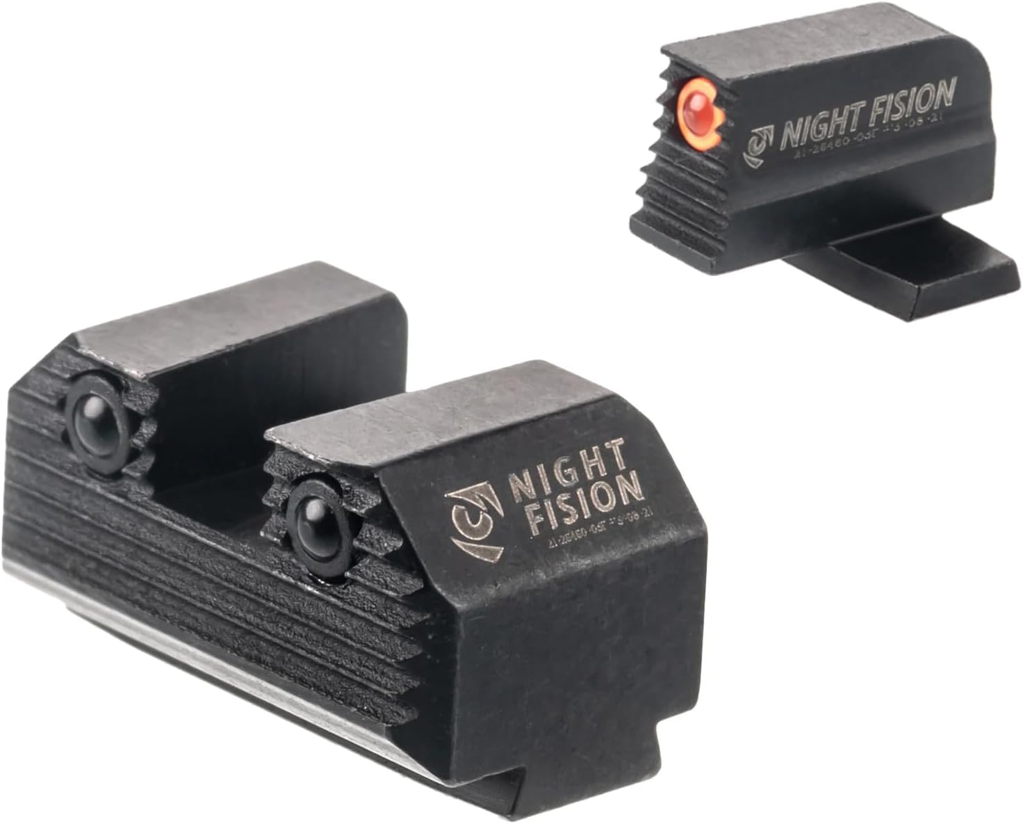 NIGHT FISION Optics Ready Stealth Night Sight Set for Springfield Hellcat OSP/RDP and XD-S Mod.2 OSP