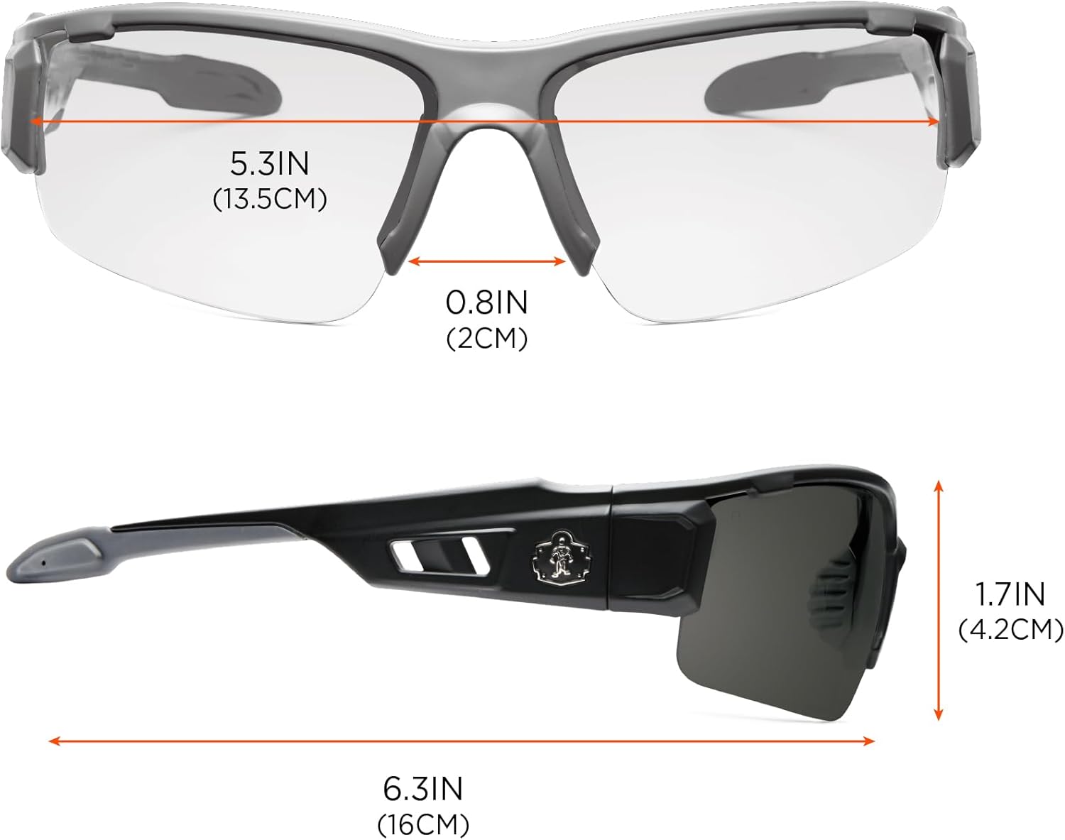 Ergodyne Skullerz DAGR Anti-Fog Safety Glasses