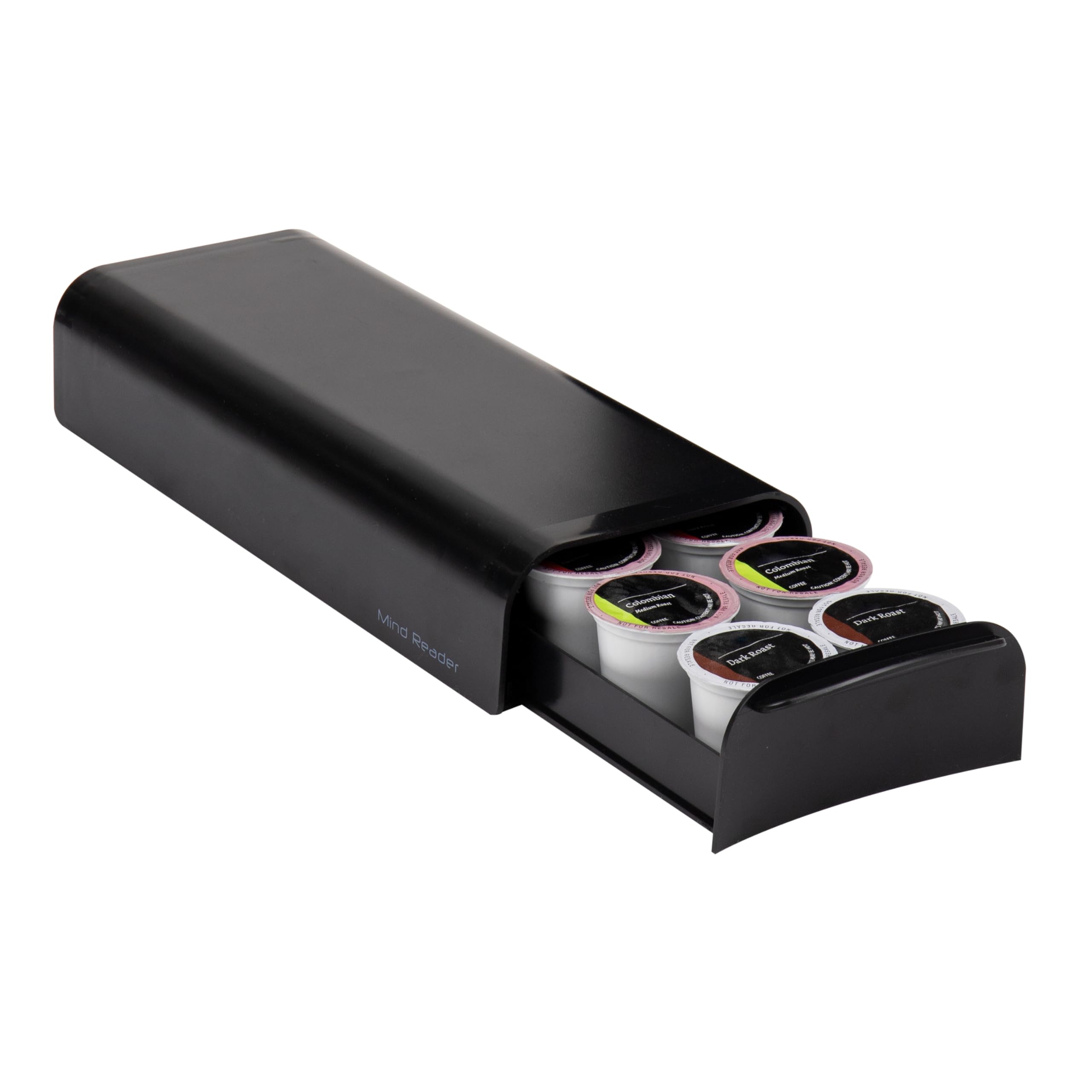 Mind Reader Anchor Collection, Single Serve Coffee Pod Drawer, 12-14 Coffee Pod Capacity, Countertop Organizer