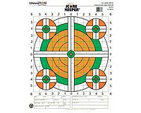 Champion Range and Target Score Keeper Fluorescent Orange Bull 100-yard Sight-in Rifle Target (Pack of 12) (45726)
