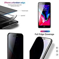 Baseus 0.23mm Privacy Curved Glass Screen Protector iPhone 6P,7P,8P (2PCS)B