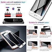 Baseus 0.23mm Privacy Curved Glass Screen Protector iPhone 6P,7P,8P (2PCS)W