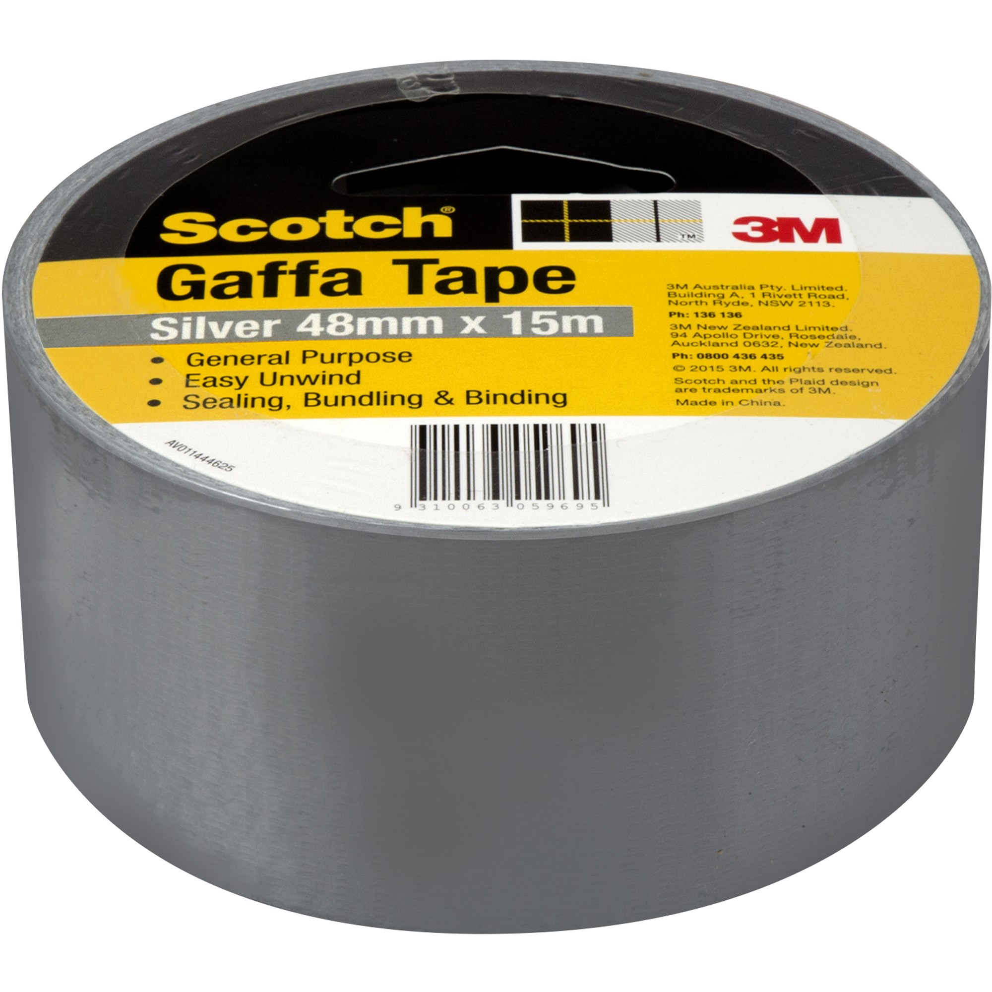 Scotch 933 Gaffa Tape 48mmx15m Silver