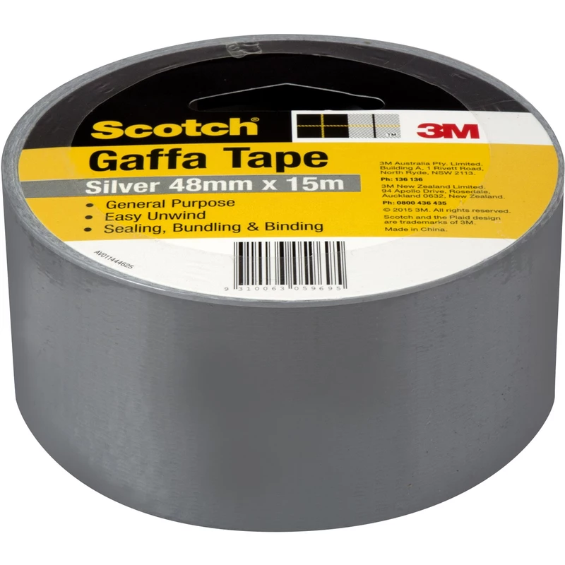 Scotch 933 Gaffa Tape 48mmx15m Silver