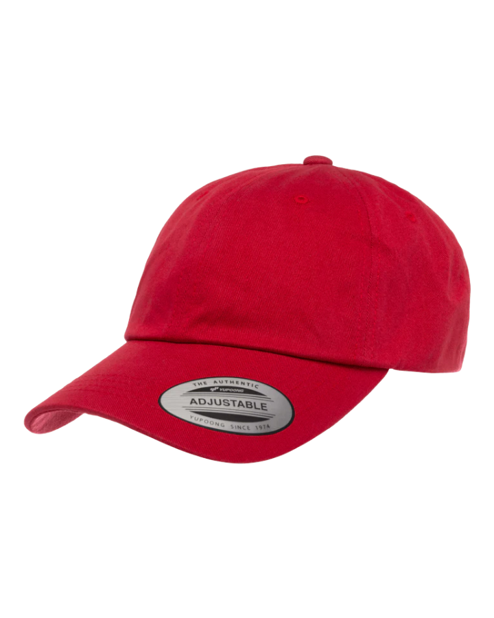 Yupoong 6245CM Premium Dad Hat Cranberry Yupoong 6245CM Premium Dad Hat Cranberry