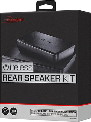 Subwoofer Wireless Rear Speaker Kit - Black