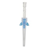 Introcan Safety® Peripheral IV Catheter 22 Gauge 1 Inch Polyurethane Winged Hub Passive Safety 