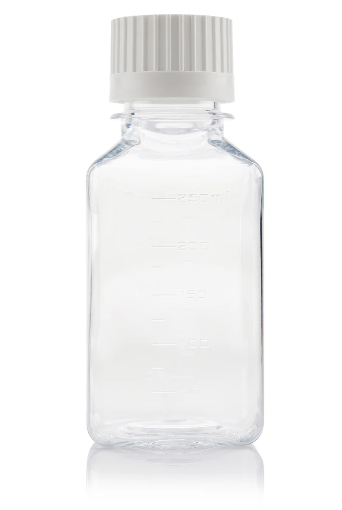 EZBio Media Bottle 250mL PETG 38-430 Closed VersaCap