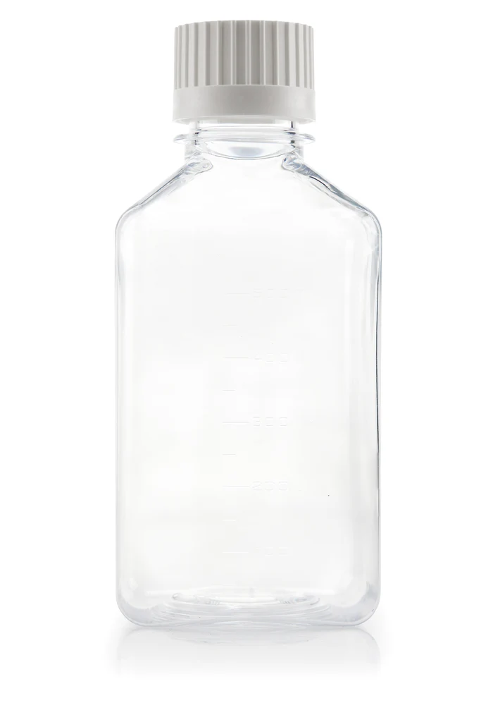 EZBio Media Bottle 500mL PETG 38-430 Closed VersaCap
