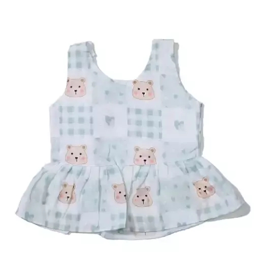 Cotton top and shorts