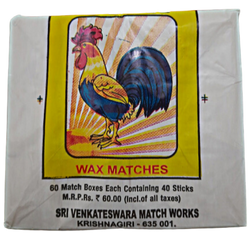 Wax Match sticks Pack