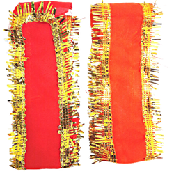 Jai Hanuman and Jai Matha Dhi Designer Cloths Pack of each 1Pc
