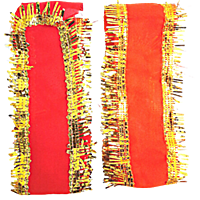 Jai Hanuman and Jai Matha Dhi Designer Cloths Pack of each 1Pc