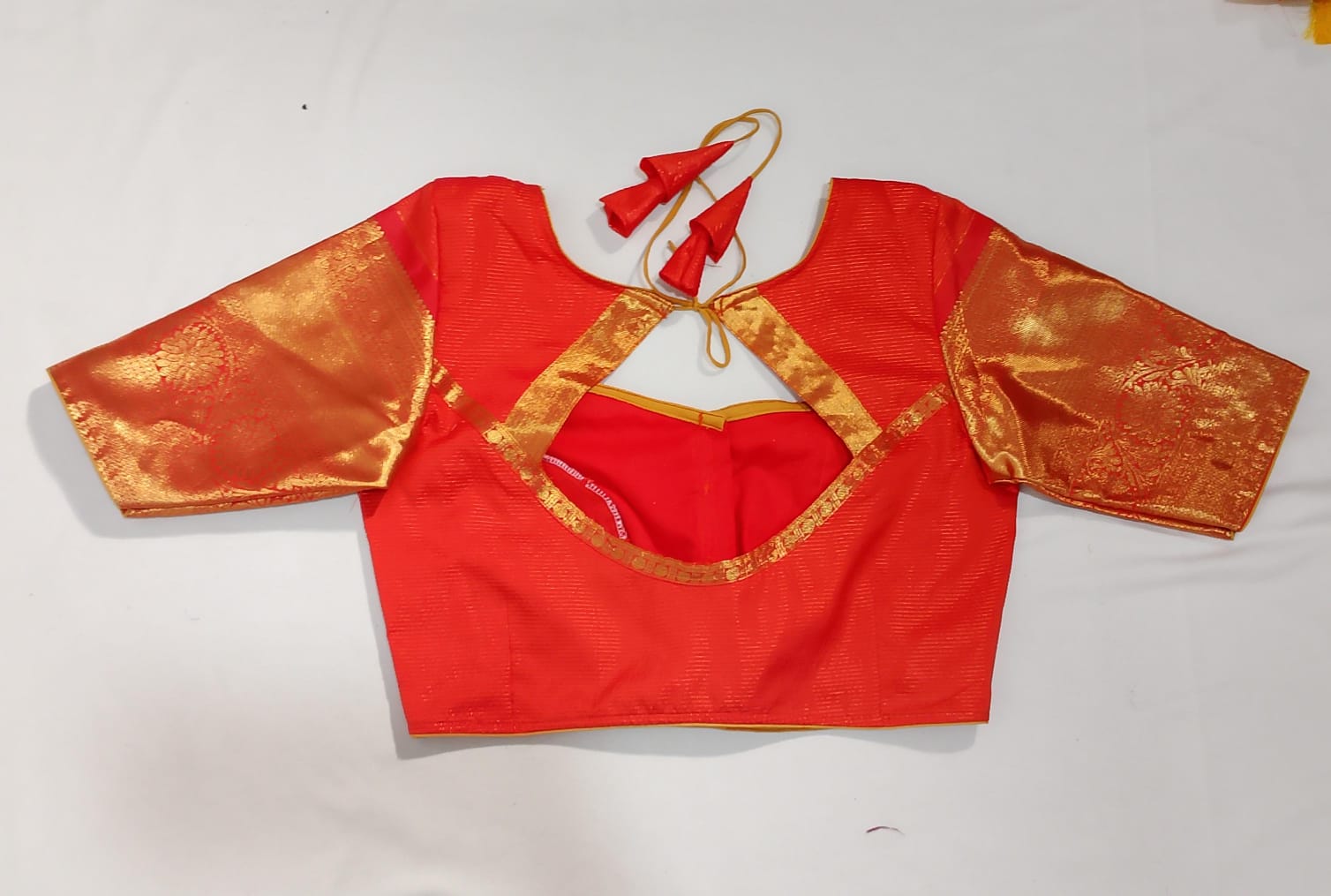 N129: Ready To Ship Beautiful Saree With Stitched Blouse