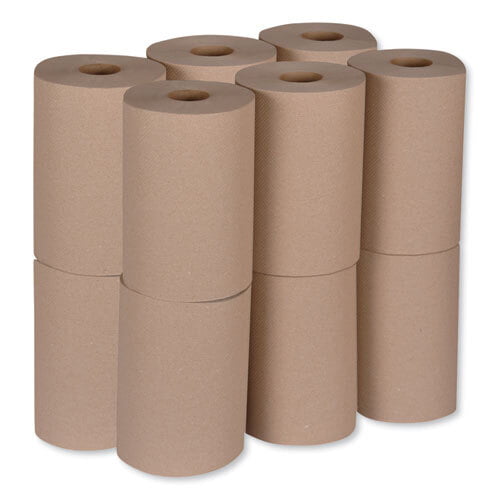 Hard Roll Towel Kraft 7.87"x350ft - 12 Rolls/Case