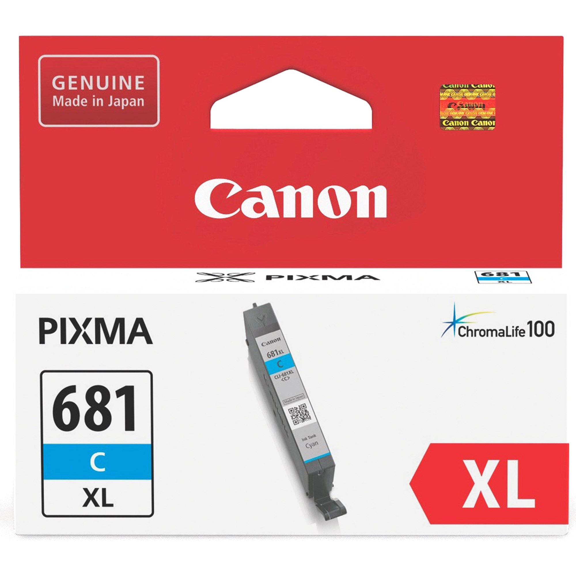 Canon Pixma CLI681XLC Ink Cartridge High Yield Cyan