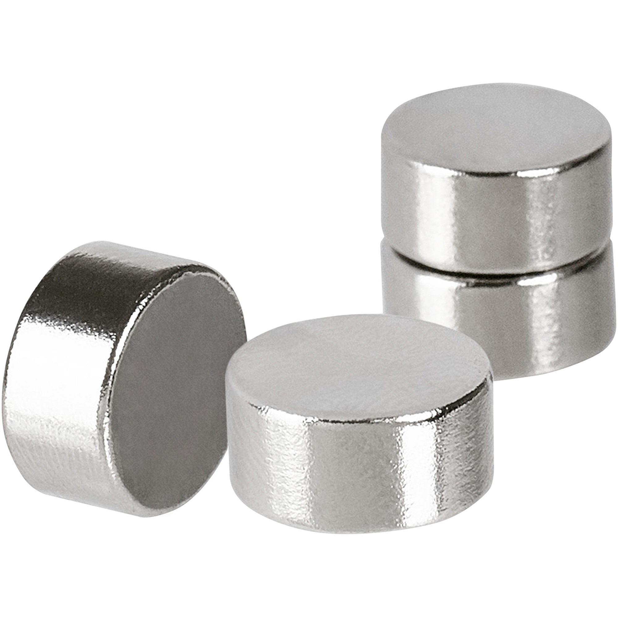 Quartet Infinity Heavy Duty Magnets Circles Silver Pack  Of 4
