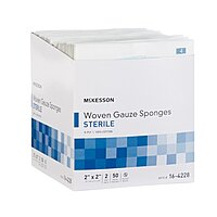 McKesson Gauze Sponge 2 X 2 Inch 8-Ply Sterile (PK/2EA)