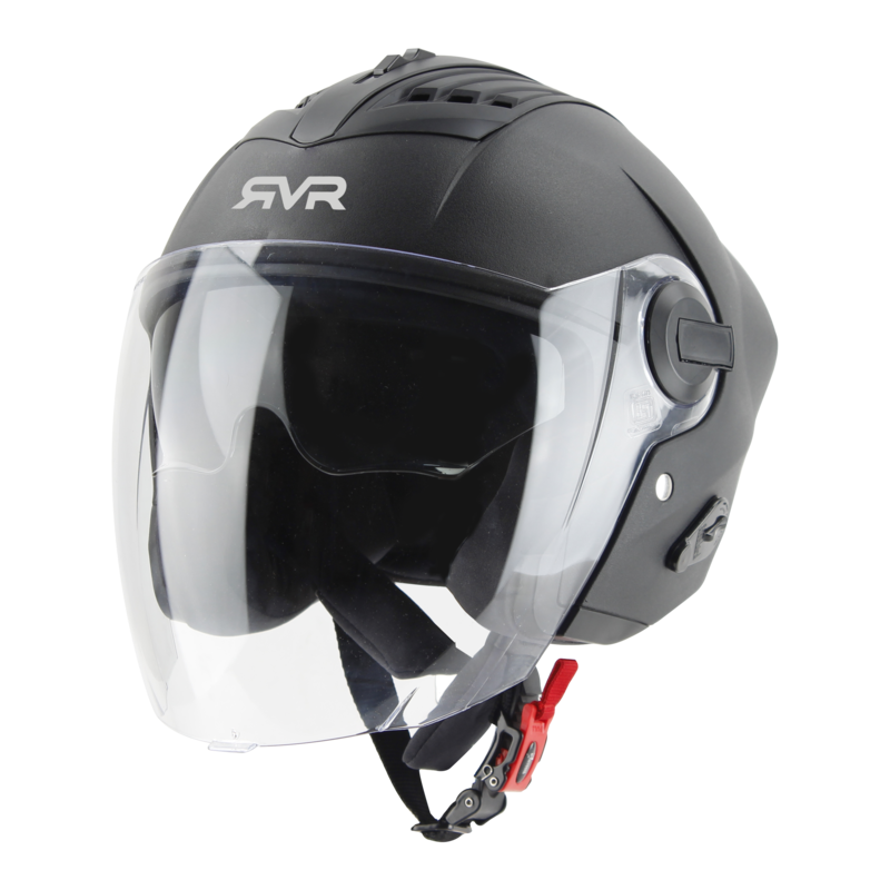 STEELBIRD SBA-3 ISS RVR DASHING BLACK C/V 580MM (M)