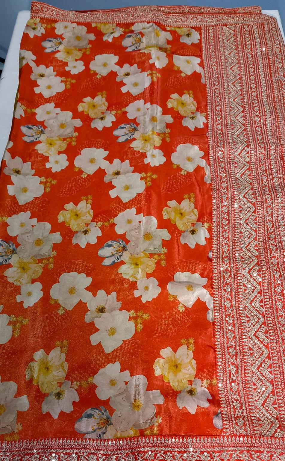 N605: Ready To Ship Beautiful Saree With Stitched Blouse N605: Ready To Ship Beautiful Saree With Stitched Blouse