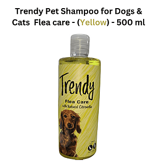 Trendy Pet Shampoo Flea care - (Yellow) - 500 ml