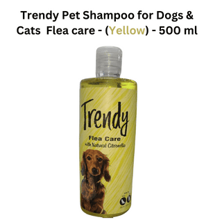 Trendy Pet Shampoo Flea care - (Yellow) - 500 ml