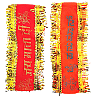 Jai Hanuman and Jai Matha Dhi Designer Cloths Pack of each 1Pc