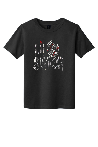 Lil' Sister YOUTH Rhinestone Tee Lil' Sister YOUTH Rhinestone Tee