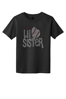Lil' Sister YOUTH Rhinestone Tee Lil' Sister YOUTH Rhinestone Tee
