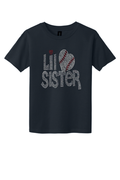 Lil' Sister YOUTH Rhinestone Tee Lil' Sister YOUTH Rhinestone Tee