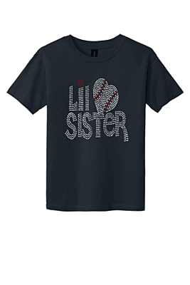 Lil' Sister YOUTH Rhinestone Tee Lil' Sister YOUTH Rhinestone Tee