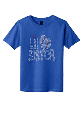 Lil' Sister YOUTH Rhinestone Tee Lil' Sister YOUTH Rhinestone Tee