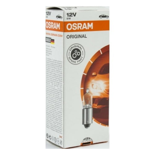 OSRAM AUTOMOTIVE 64111 BULB - 12V/5W (HALOGEN)