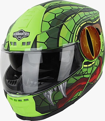 STEELBIRD SBH-40 ISS MAMBA MATT GREEN/GREEN C/V 580 MM