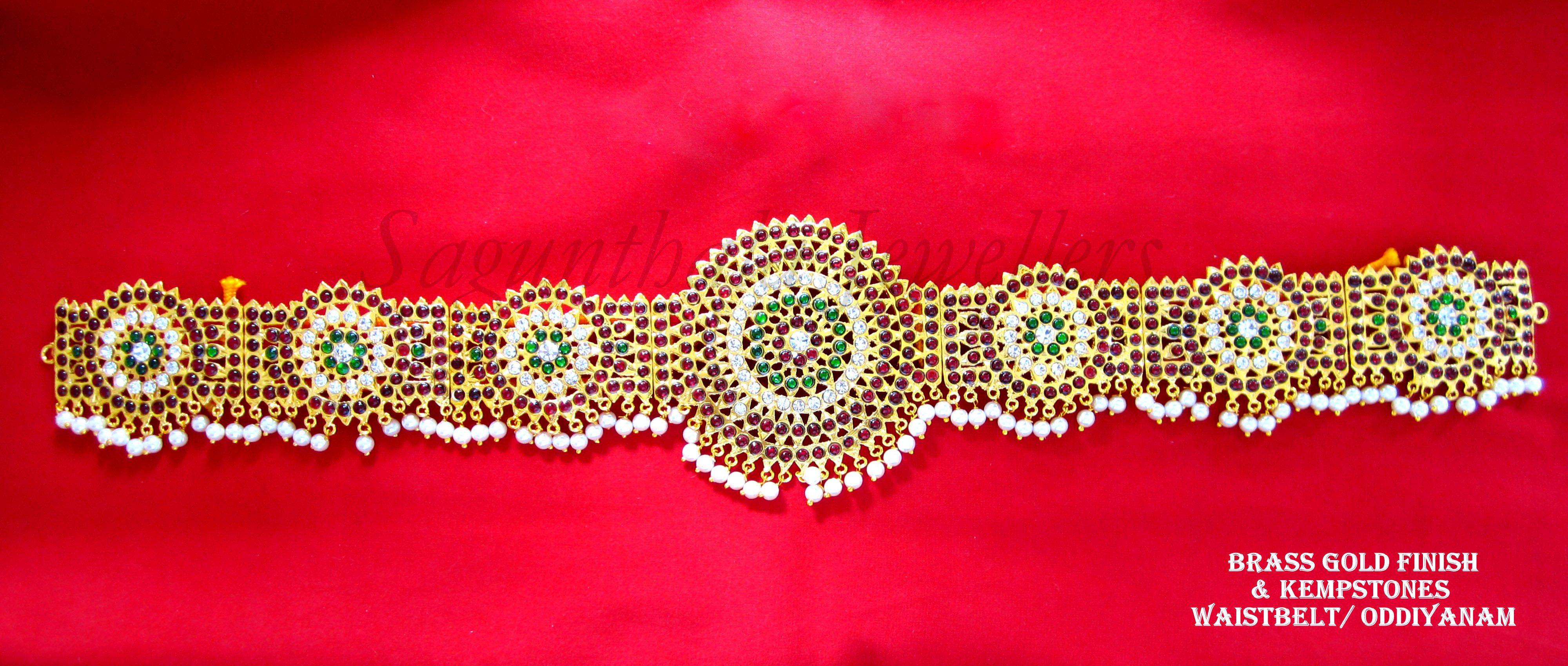 Temple Jewellery - Kempstones Waistbelt/Oddiyanam/Vadanam/Kamarbandh