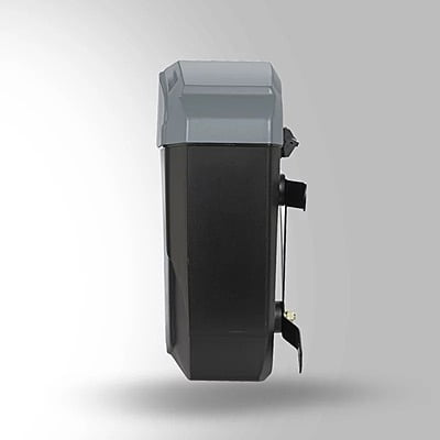 STUDDS SIDE BOX EXPLORER WITH UNIVERSAL FITMENT CLAMPS GUN GREY