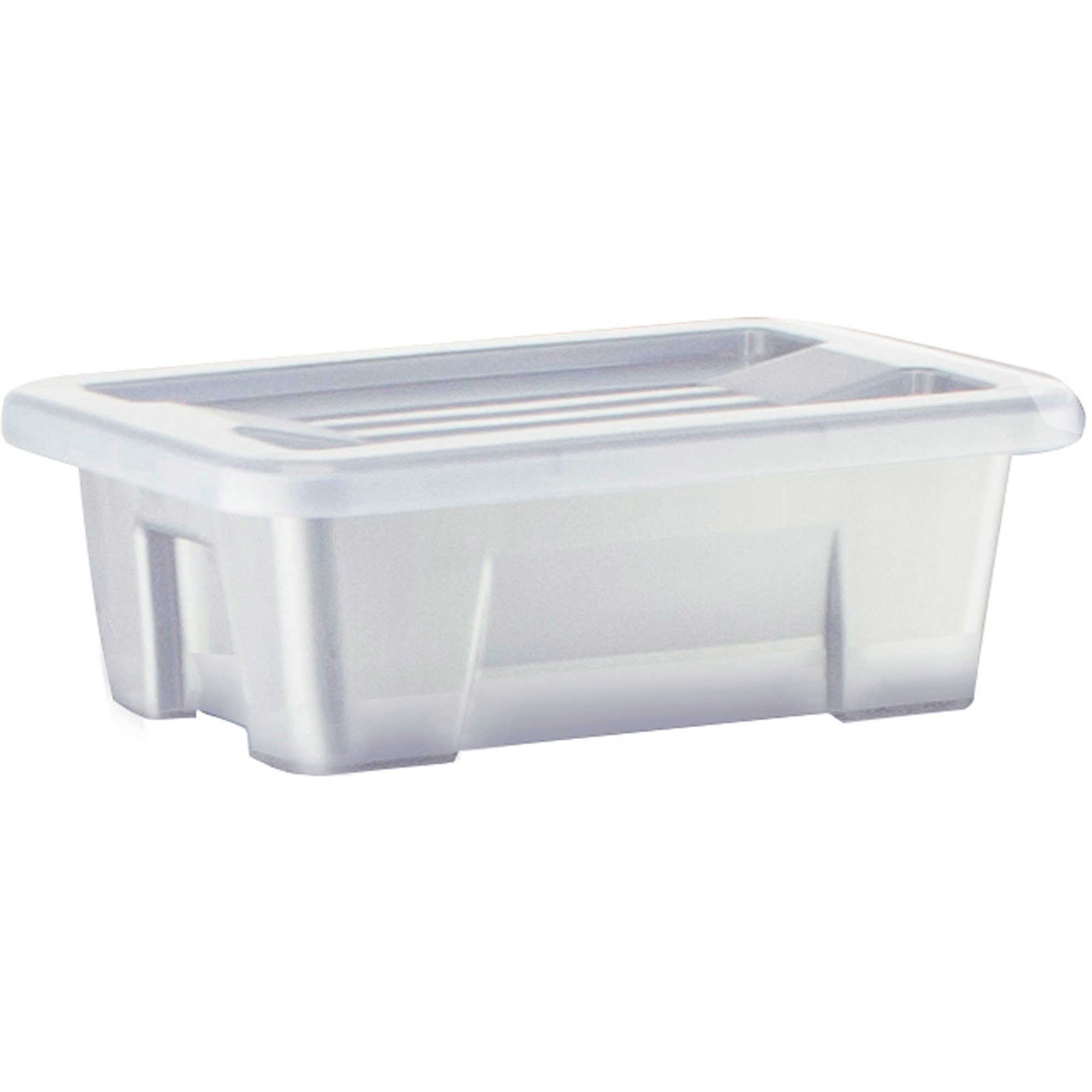 Italplast 1 Litre Storage+ Modular Storage Box  With Lid Graphite