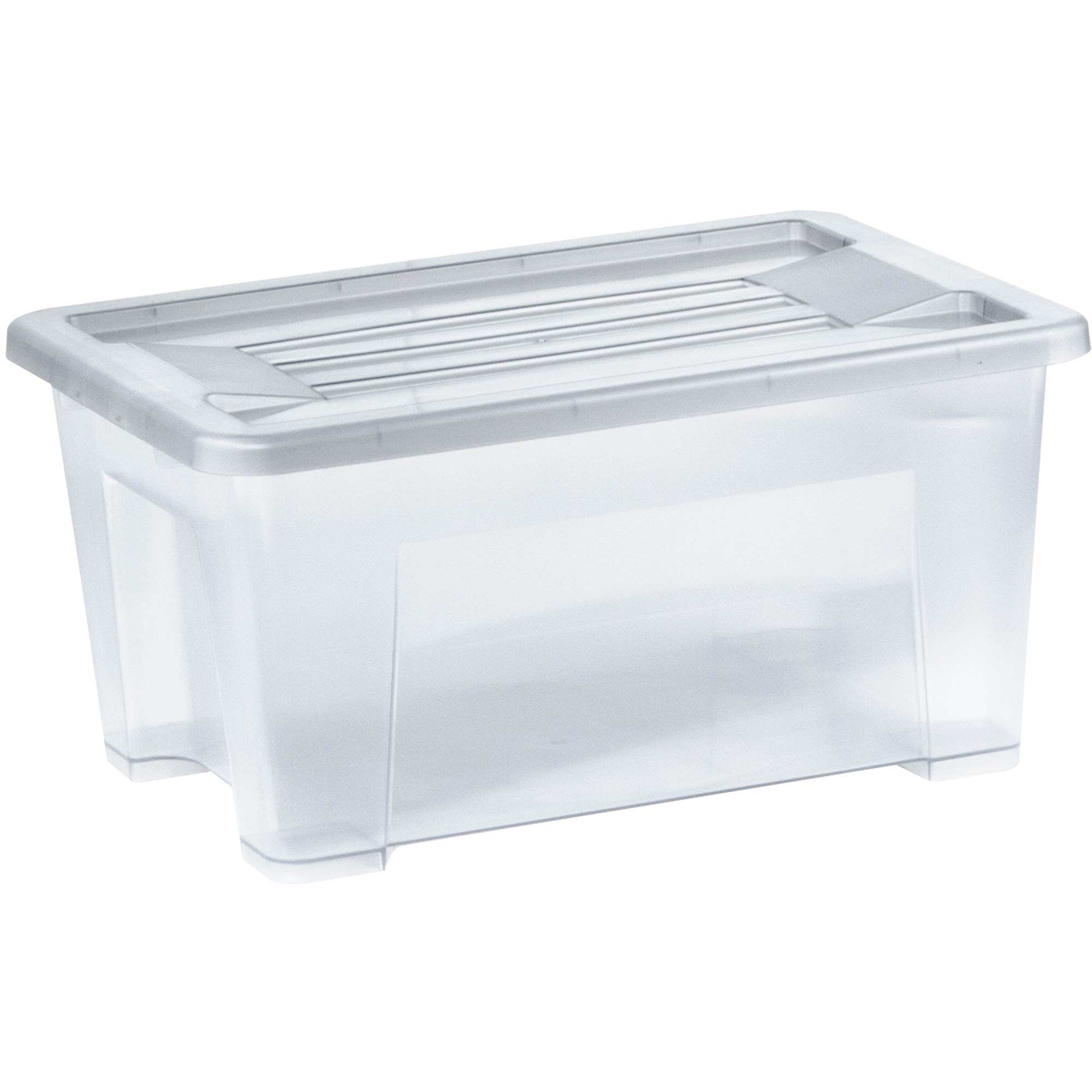 Italplast 5 Litre Storage+ Modular Storage Box  With Lid Graphite
