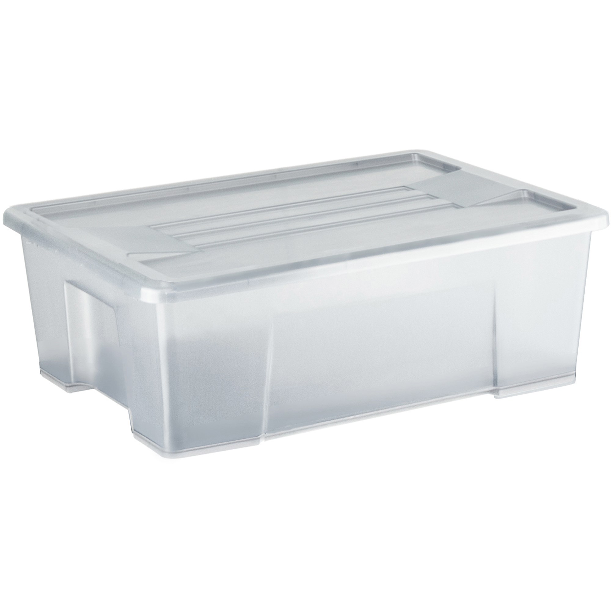 Italplast 10 Litre Storage+ Modular Storage Box  With Lid Graphite
