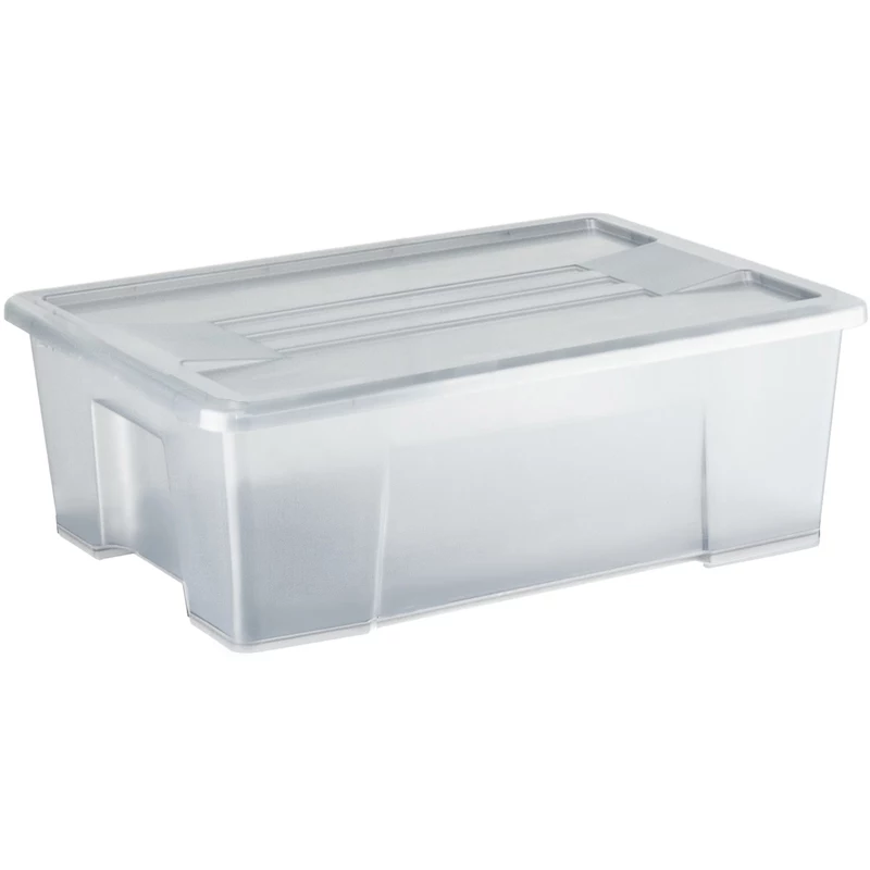 Italplast 10 Litre Storage+ Modular Storage Box With Lid Graphite