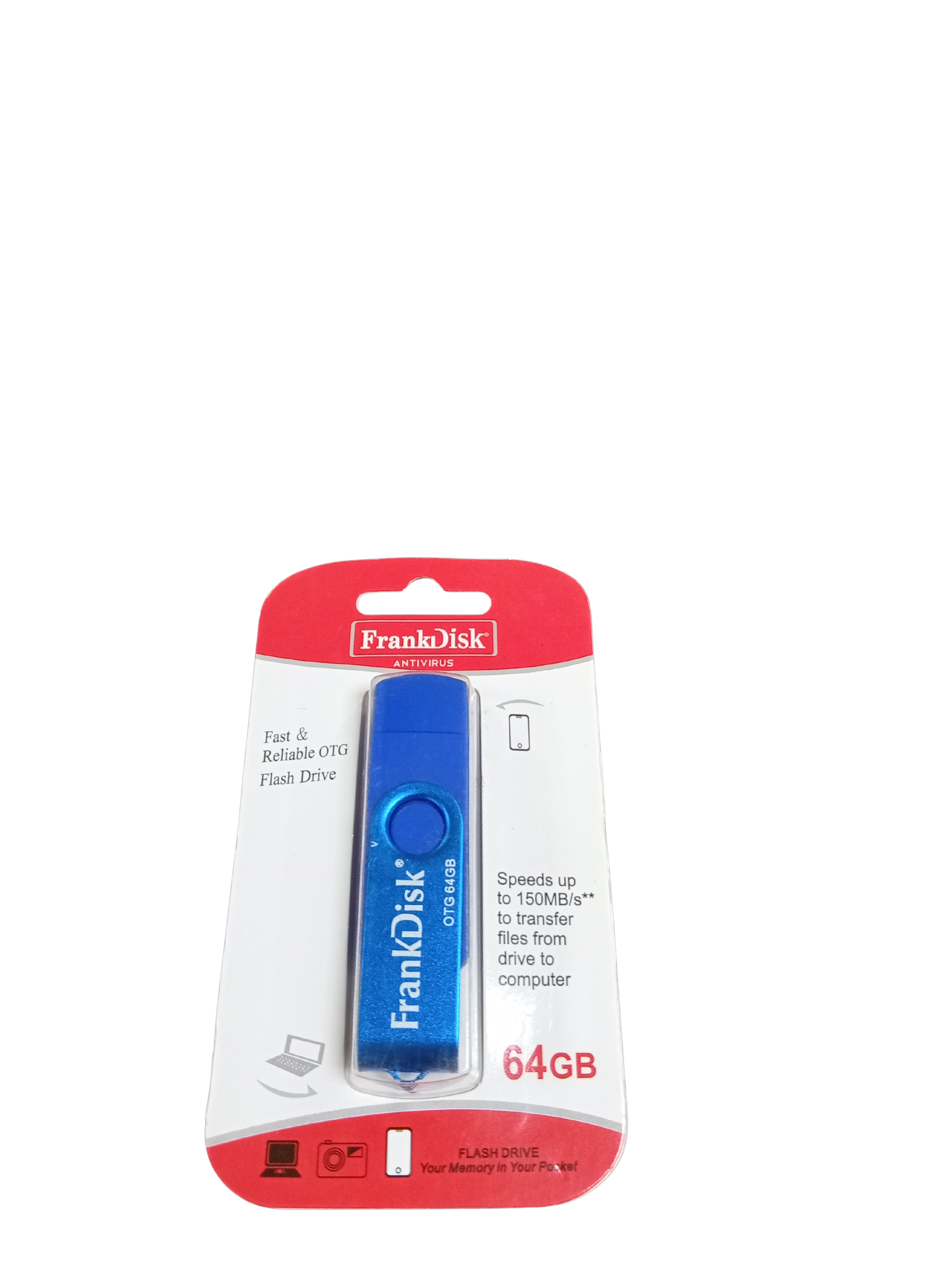 FrankDisk Antivirus 64gb OTG Flash Drive