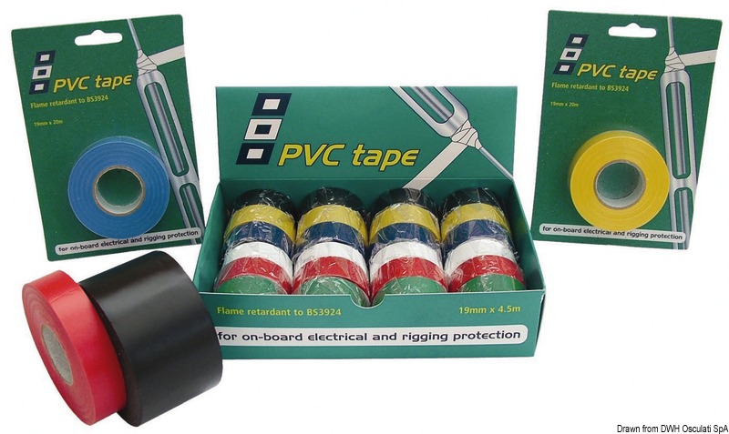 Insulating tape red 19 mm