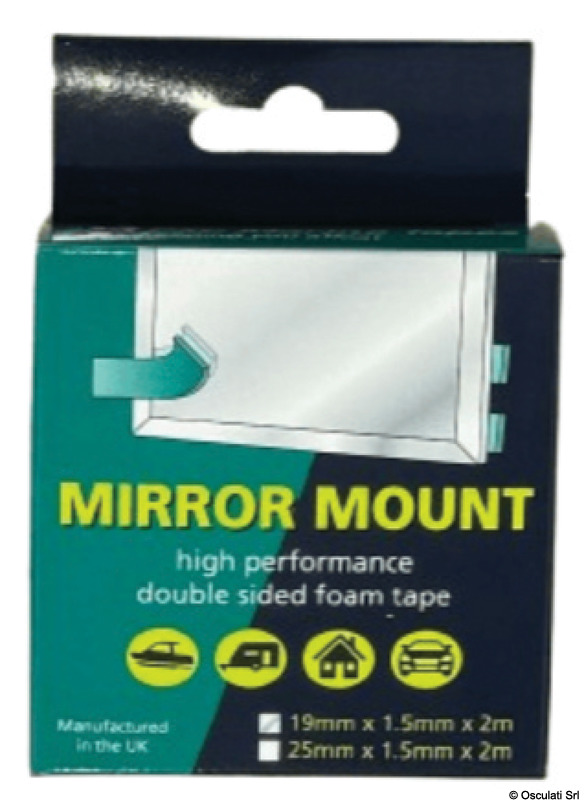 Double side foam mirror mounting tape 19mm x 2m