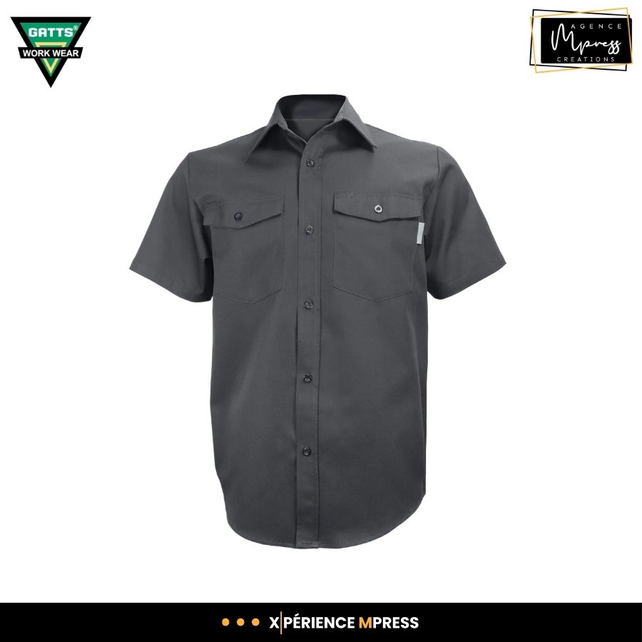 Chemise de travail à manches courtes Chemise de travail à manches courtes